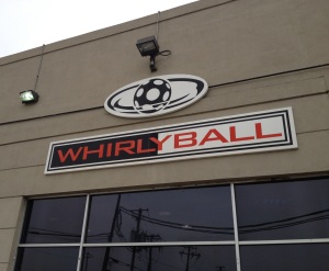 Outside the WhirlyBall facility